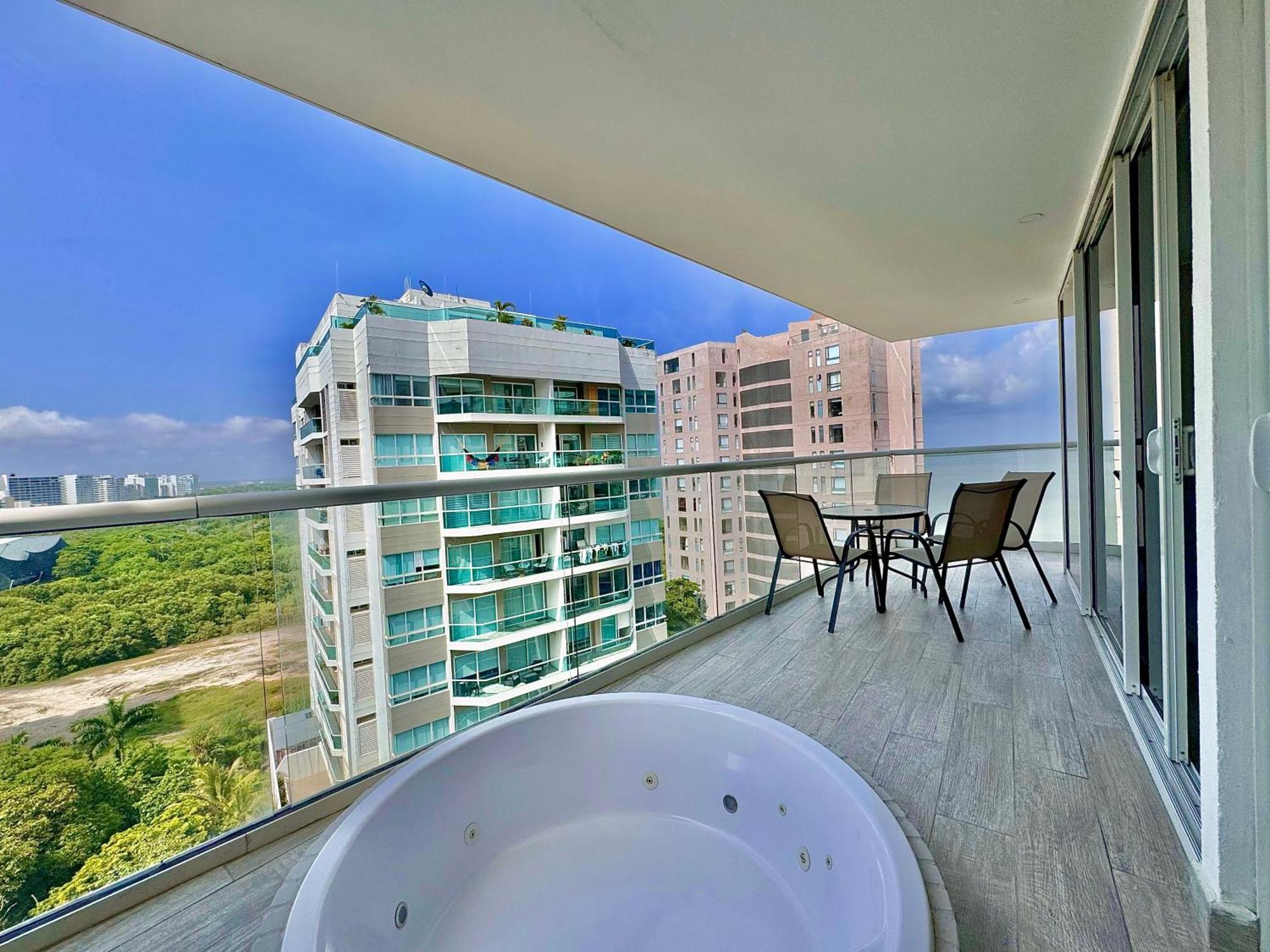 Dominique 1101 - Espectacular Apto Con Jacuzzi Apartamento Cartagena